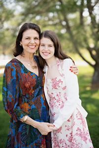 A mother and her 15-year old daughter.