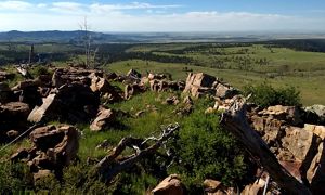 Landscape view of Whitney Preserve in the Black Hills.