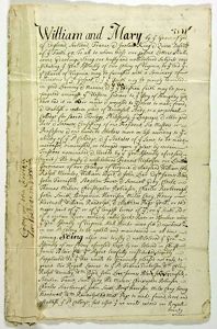 Handwritten charter.