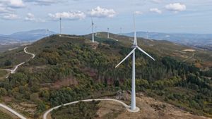 Wind turbines in portugal.