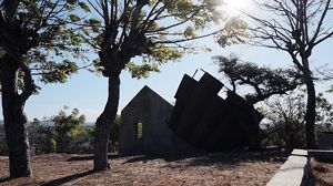House damaged by Cyclone Seroja