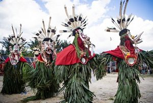 Tarian warga adat Dayak Bahau, Kutai Kartanegara