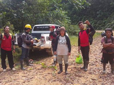 A forest guardian group consist of indigenous Dayak Wehea community members who are devoted to protect forest and nature. They take turn to live in the forest for three months for forest patrol.