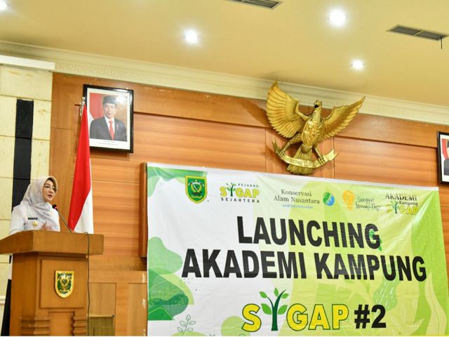 Pembukaan Akademi Kampung SIGAP 2 oleh Bupati Berau Sri Juniarsih pada Rabu (23/3), di Tanjung Redeb, Berau, Kalimantan Timur.