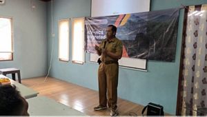 Kepala Dinas Bulungan di workshop YKAN