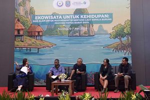 gelar wicara sebagai rangkaian kegiatan “Ekowisata untuk Kehidupan: Dari Alam untuk Masyarakat”
