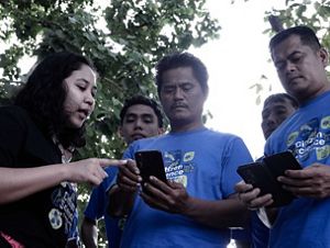 Pelatihan identifikasi lokasi penyu hijau