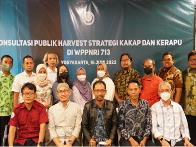 Konsultasi Publik Harvest Strategy Kakap dan Harvest Strategy Kerapu di WPPNRI 713 bersama pemangku kepentingan di WPPNRI 713.