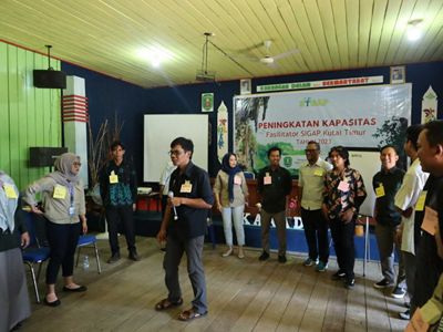 Sebanyak 29 peserta sedang mengikuti pelatihan yang dipimpin oleh Instruktur dari Yayasan Nastari, Wahono, selama 4 hari (8-11 November 2023).