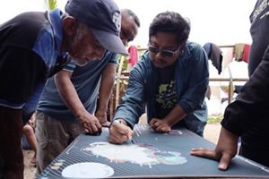 YKAN staff explained the conservation areas in TNS.