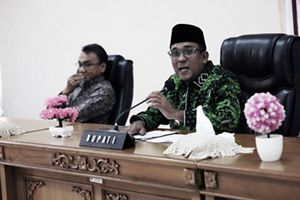 The Regent of Central Maluku Regency, Zulkarnain Awat Amir