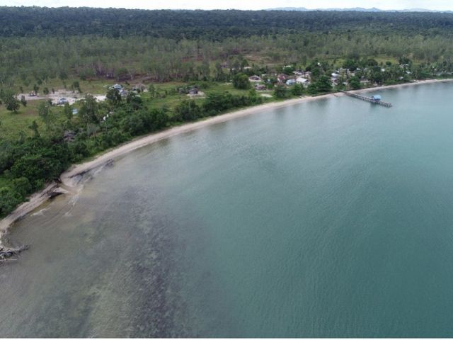 Kawasan Misool bagian utara, Kabupaten Raja Ampat, yang akan dikembangkan menjadi kawasan konservasi perairan dengan luas 308.692 hektare.