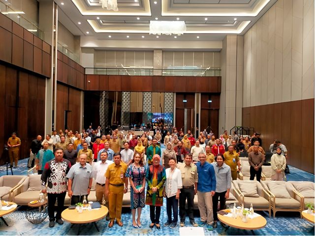 Peserta “Ekspose Pengelolaan Lahan Basah Berbasis Masyarakat di Kalimantan Timur”, pada Selasa, 11 Juli 2023 di Samarinda, Kalimantan Timur.