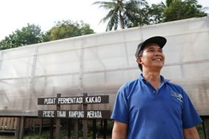 Tempat fermentasi kakao merasa kelompok ics