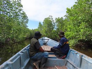 Patroli mangrove di Bengkalis