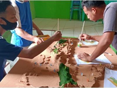 Proses Pembuatan Peta 3D Desa Karangan (April 2021)