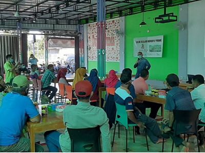 Pelatihan Budidaya Porang oleh YKAN di desa Biatan Bapinang (2021).